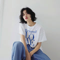 urday【BWLS】Tシャツ（4318439）ホワイト✕ブルー/urday（マミアン）