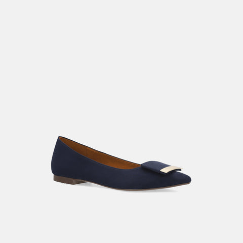 2023SS: Accent Buckle Flat Shoes (m17006) Black