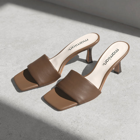 30% OFF: 2022SS: Mesh Design Clear Heel Mule (m96103) Black MS