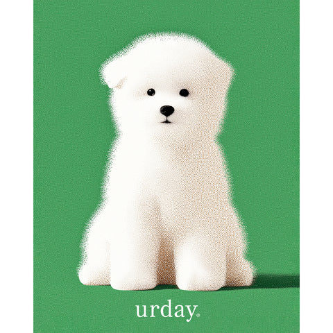 予約：urday【dog】アートワークスウェットシャツ（u-a-sw-0001-08）ブラック